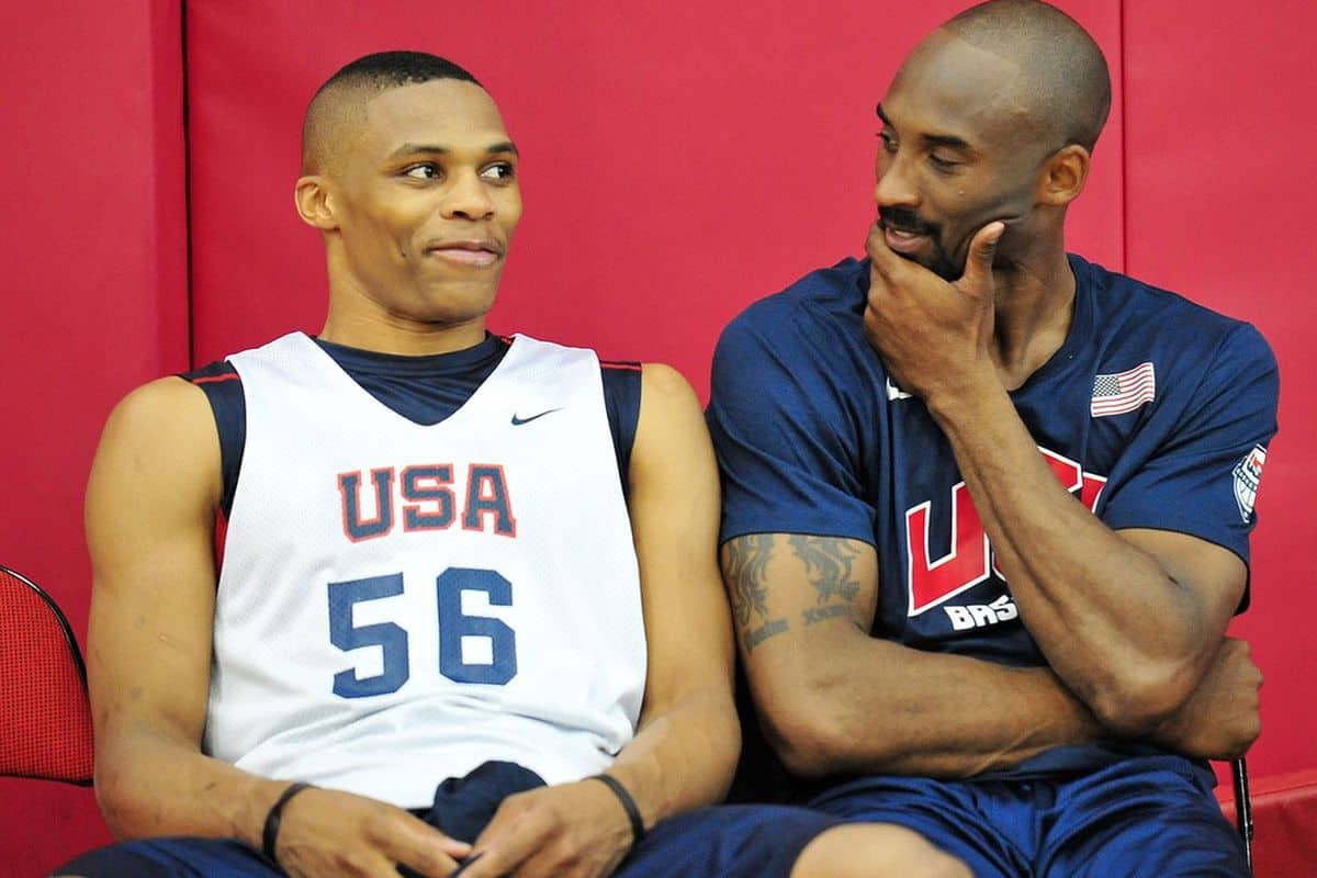 Russell Westbrook With Kobe Bryant