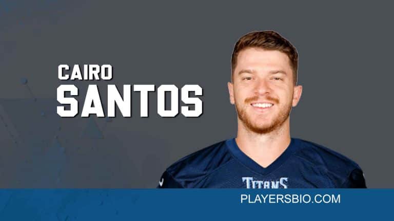 Cairo Santos Bio: Stats, Education, Career, Net worth & NFL