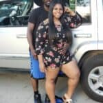 Terence with his girlfriend
