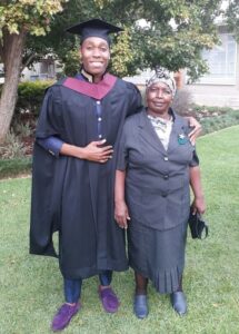 Caster Semenya With Her Mother