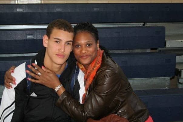 Dwight Powell With His Mother