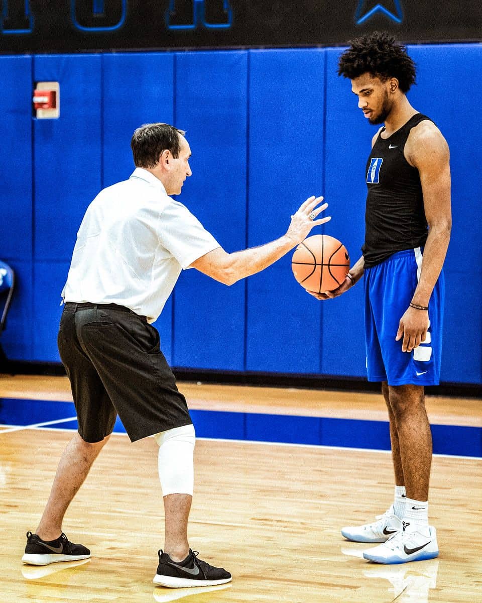Marvin Bagley With Coach Mike K