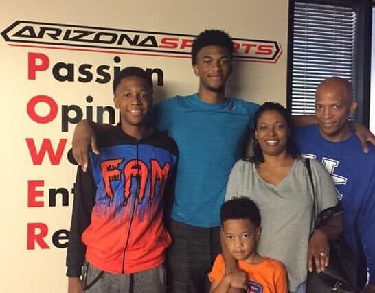 Marvin Bagley With His Family