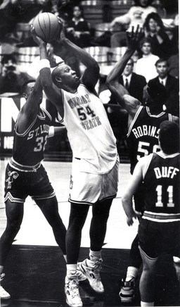 Popeye playing for Murray State University