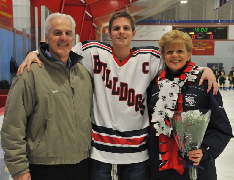 Matt Ryan with his Parents during his senior year