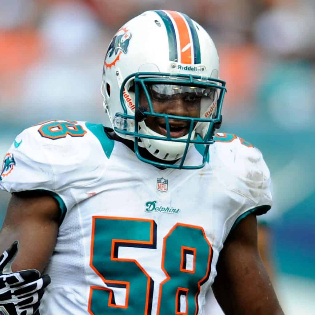 Karlos Dansby at Miami Dolphins