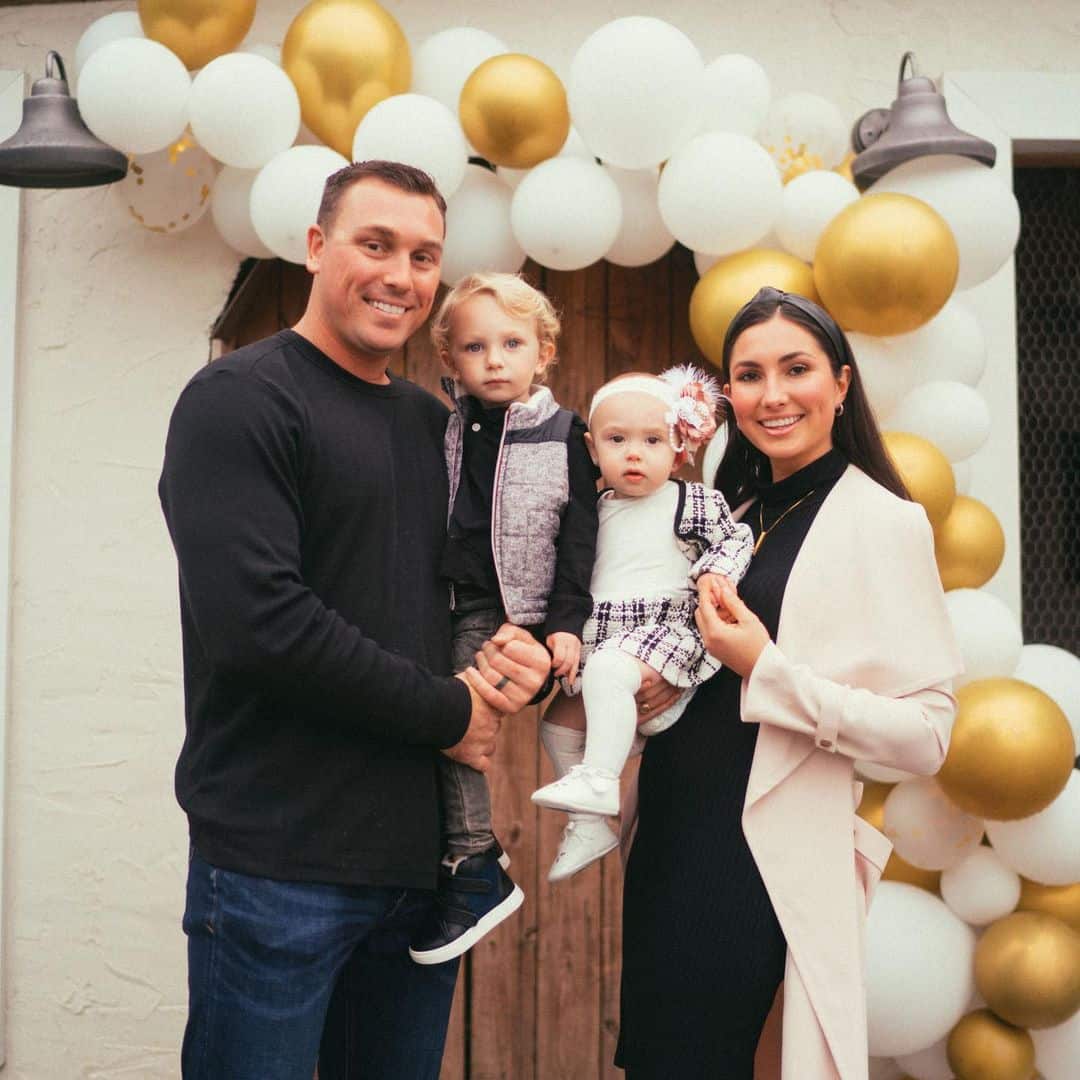 Ben Hansbrough and his family enjoying Christmas