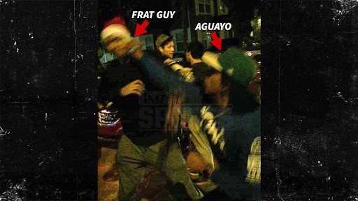 Brawl between Ricky and fraternity members