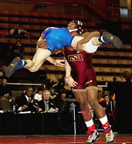 Jenkins taking down his opponent