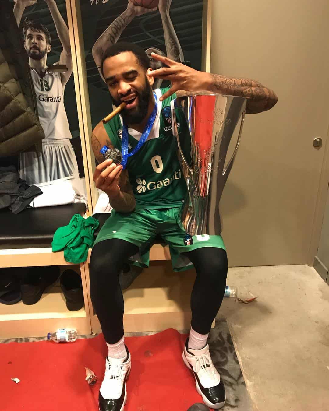 Stanton Kidd with Euro Cup 2018 Trophy