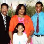 Russel Wilson with his family