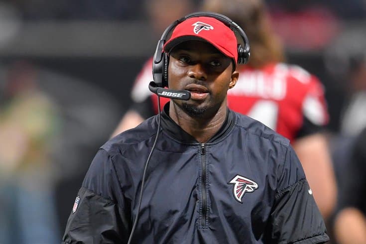Marquand as the Falcons coach