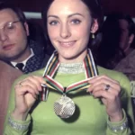 U.S. Figure Skater Peggy Won America’s Only Gold Medal Of The Winter Olympic Games In Grenoble, France
