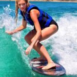 Abby Hornacek Enjoying
