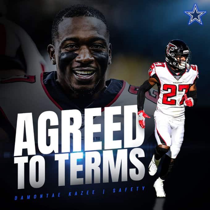 Cowboy agree to terms with Kazee