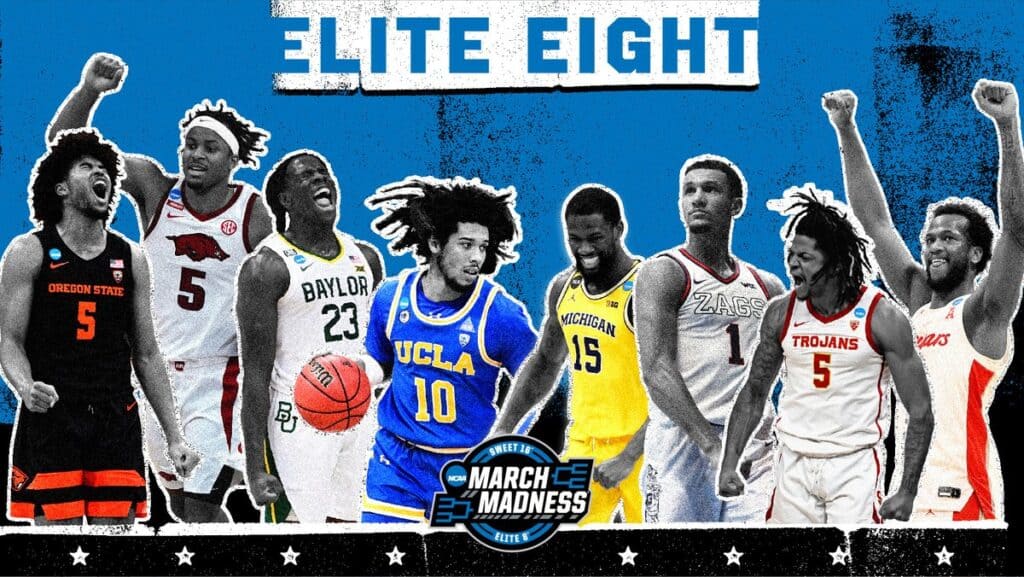 Elite Eight teams for the final four