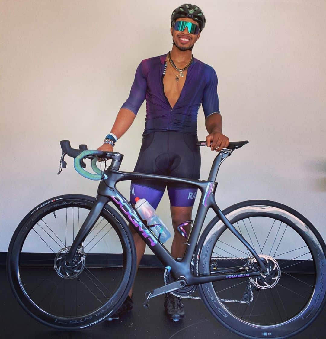 Francisco Lindor After His Cycle Ride 