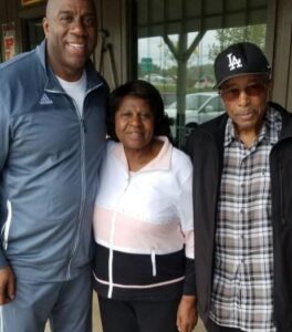 Magic Johnson With Family