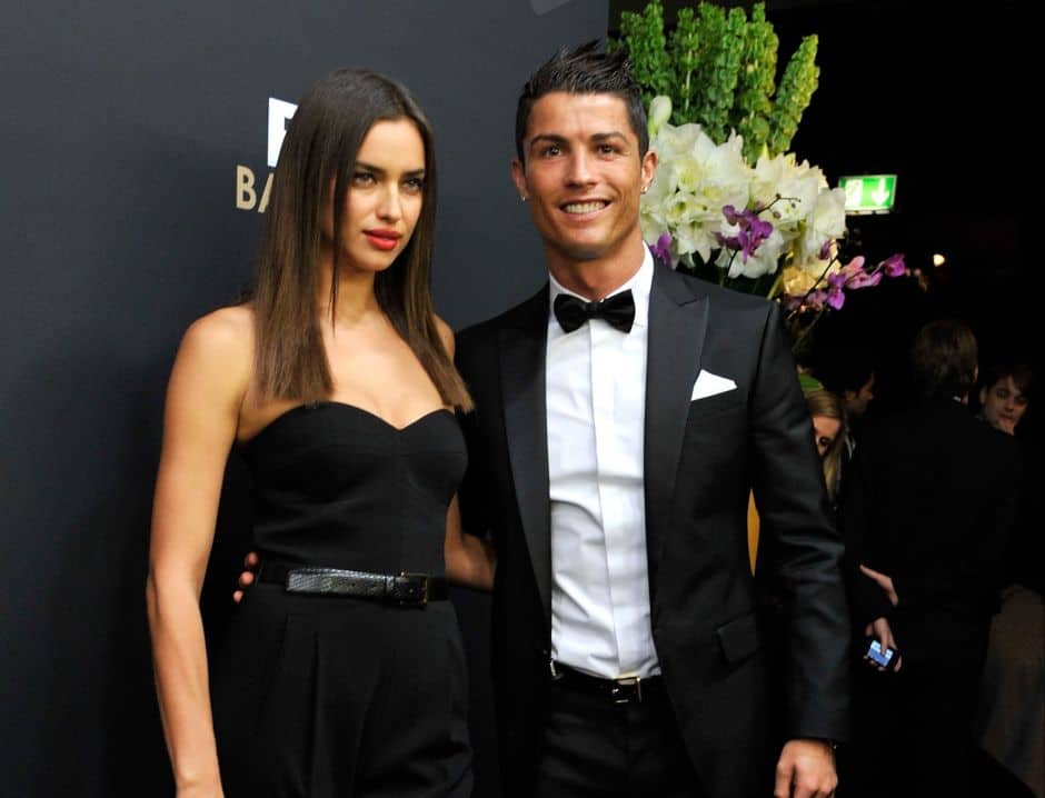 Ronaldo with Ex-Girlfriend Irina Shayk