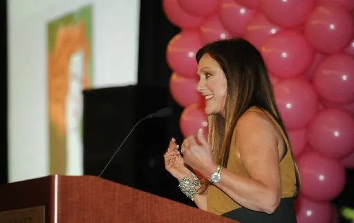 Peggy Delivers The Keynote Speech At The Pink Ribbon Symposium In Florida 