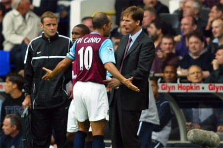 Roeder's argument with striker Paolo Di Canio