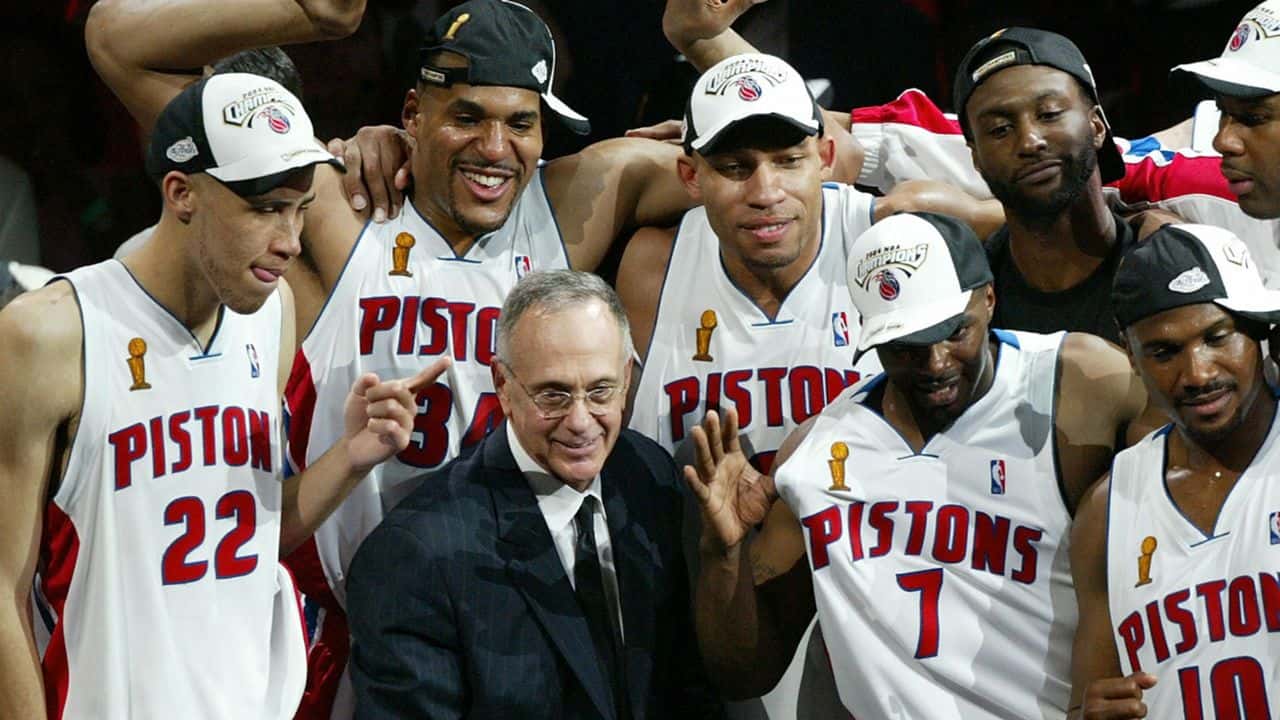 Larry Brown Detroit Pistons 