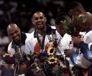 Grant Hill for USA Basketball Olympics team