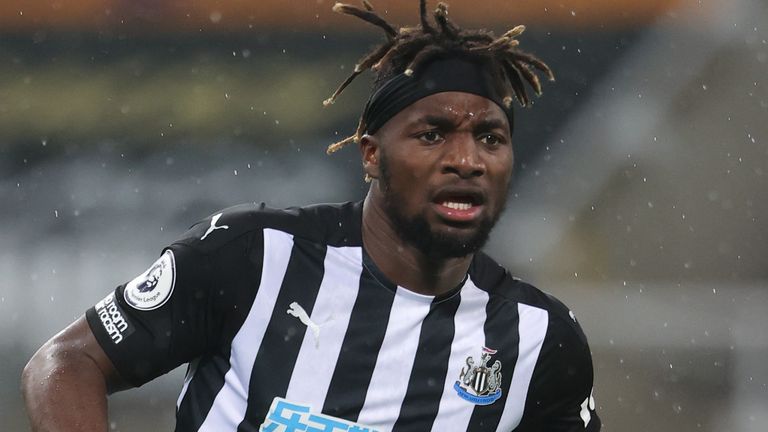 Allan Saint-Maximin (Source Sky Sports)