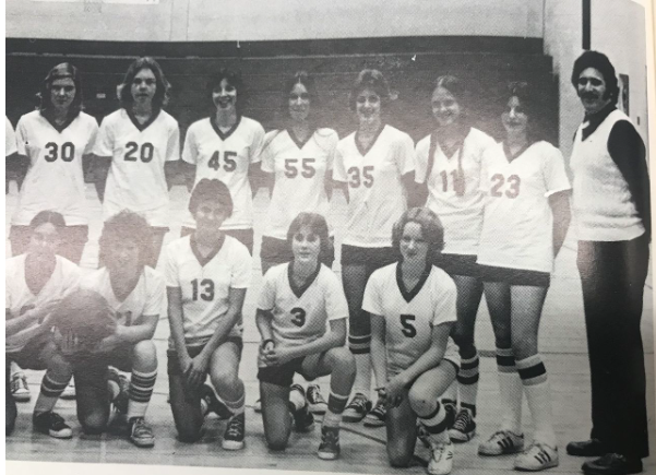 Dave as the girl's junior varsity basketball coach from Spackenkill High School annual book