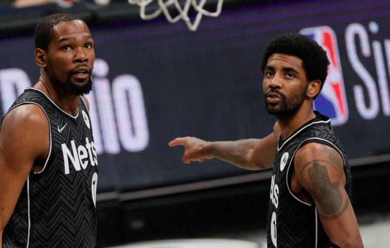 Kevin and Kyrie combined for 67 points