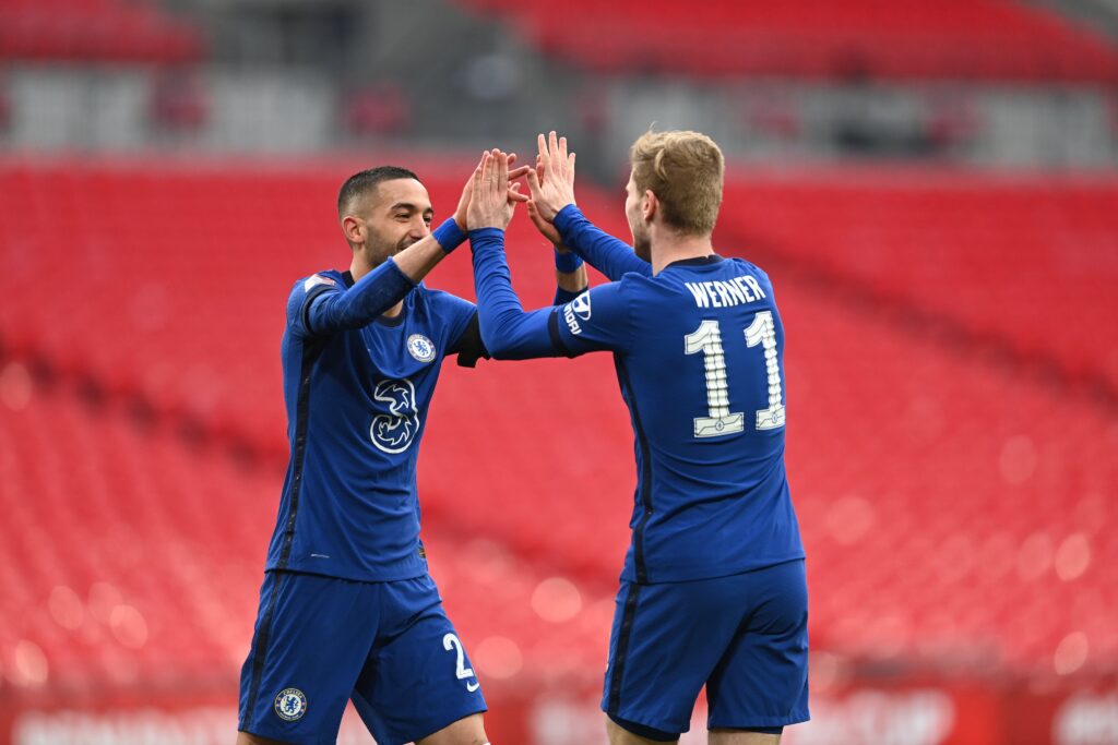 Hakim Ziyech and Timo Werner