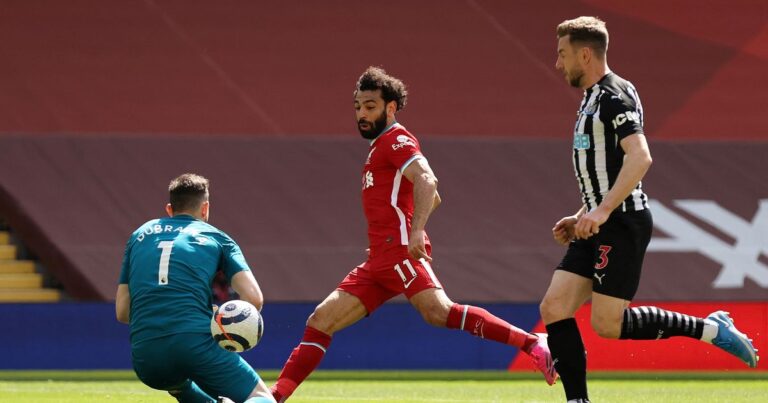 Liverpool 1-1 Newcastle (Source Chronicle Live)