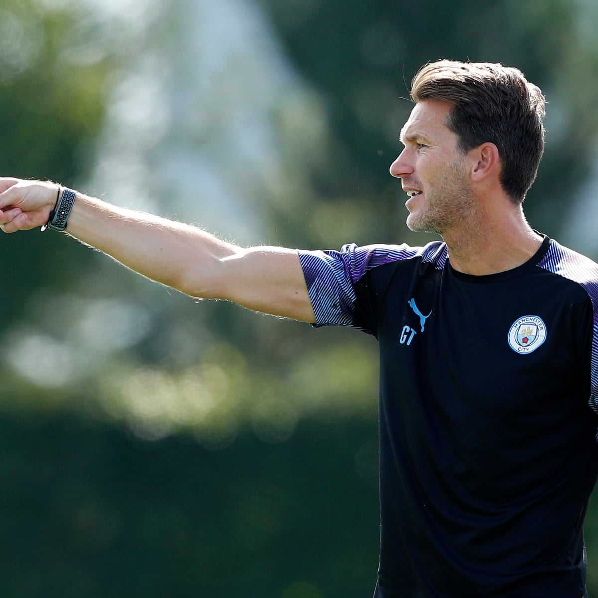 Manchester City manager Gareth Taylor (Source The Guardian)