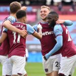 The Hammers sit fifth on the table, three points behind Chelsea (Source BT)