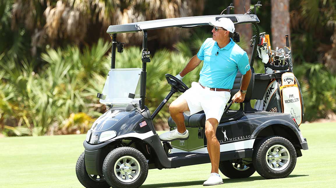 Tiger Woods Golf Cart (Source Golf .com)