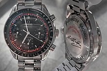 The Schumacher edition, Speedmaster Racing with the former race driver's signature on the back.