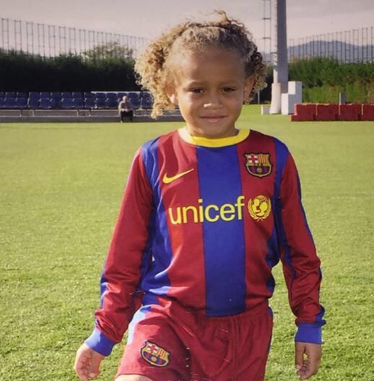 Xavi at her early days
