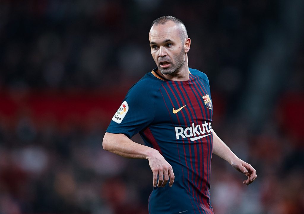 Andres Iniesta Barcelona Player