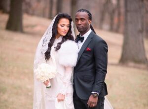 Andrew McCutchen with his wife