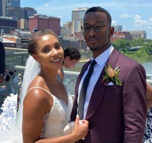 Calvin Johnson congratultes his brother, Wali Johnson on the latter's wedding in 6th June 2020.