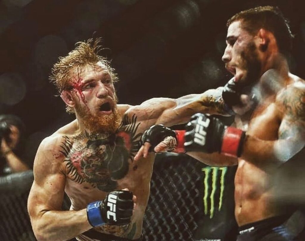 Conor McGregor during his game