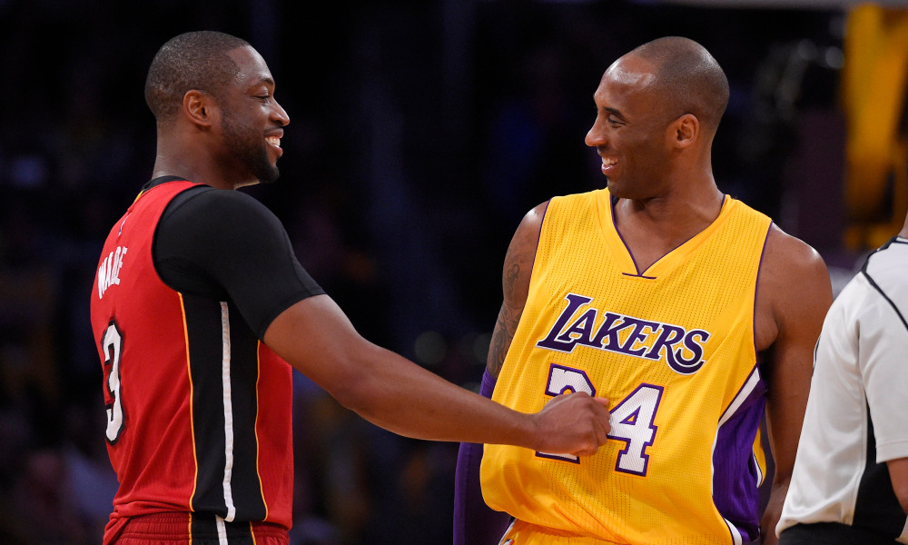 Dwyane Wade With Kobe Bryant