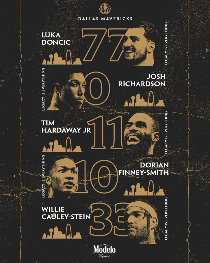 All the Mavericks starter scored