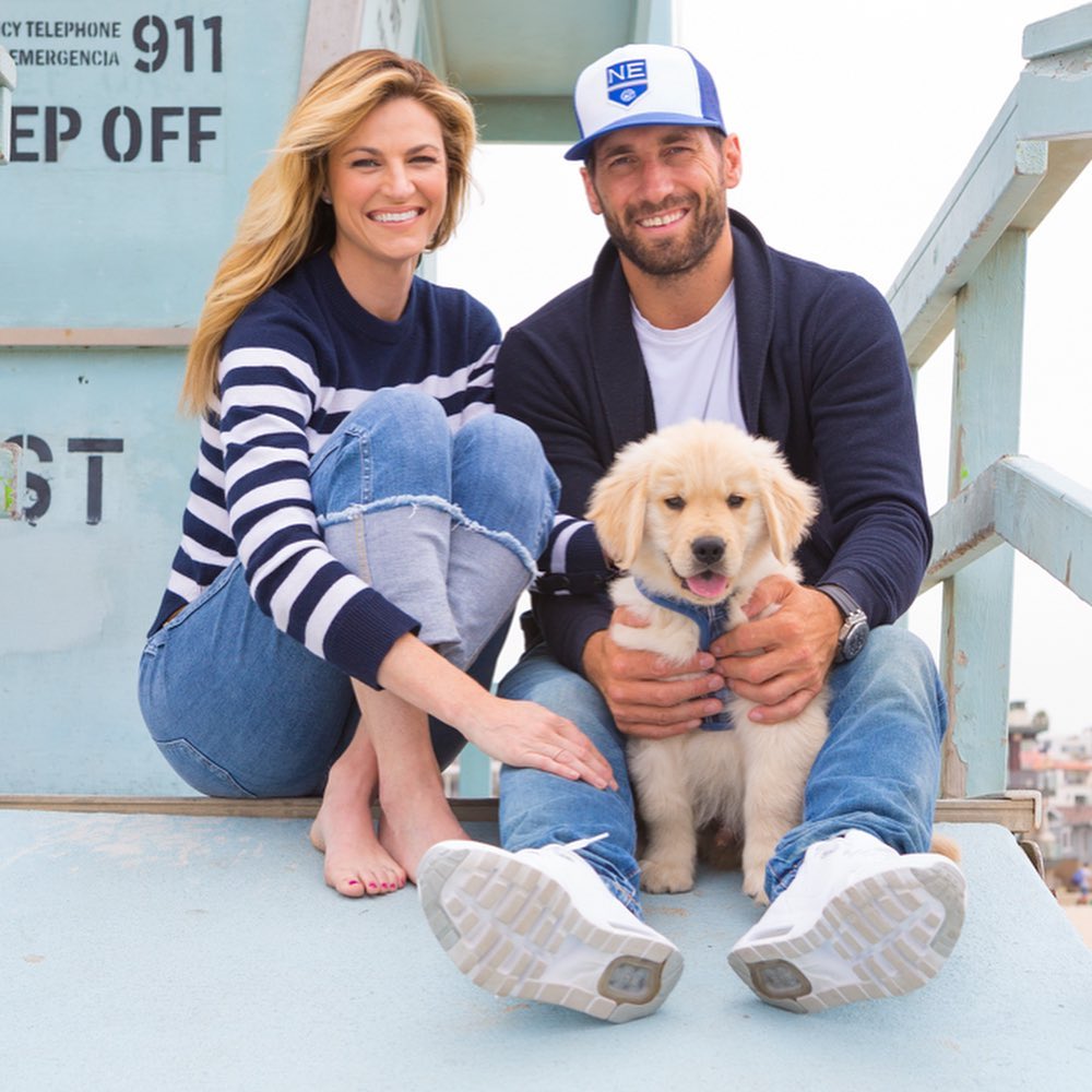 Erin Andrews with her husband