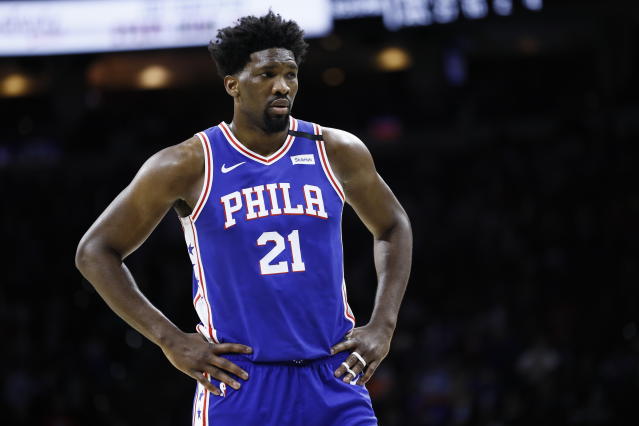 Joel Embiid, an NBA player