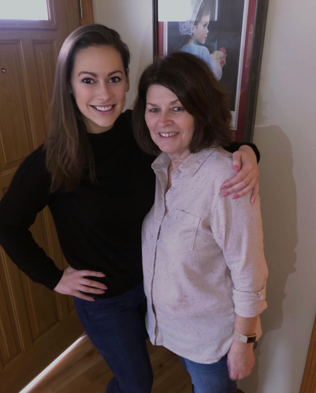 Kaitlin with her mother