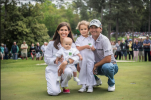 Kevin Kisner with his family