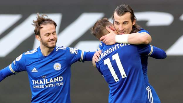 Leicester celebrates Old Trafford's rare success (Source: Newshere)