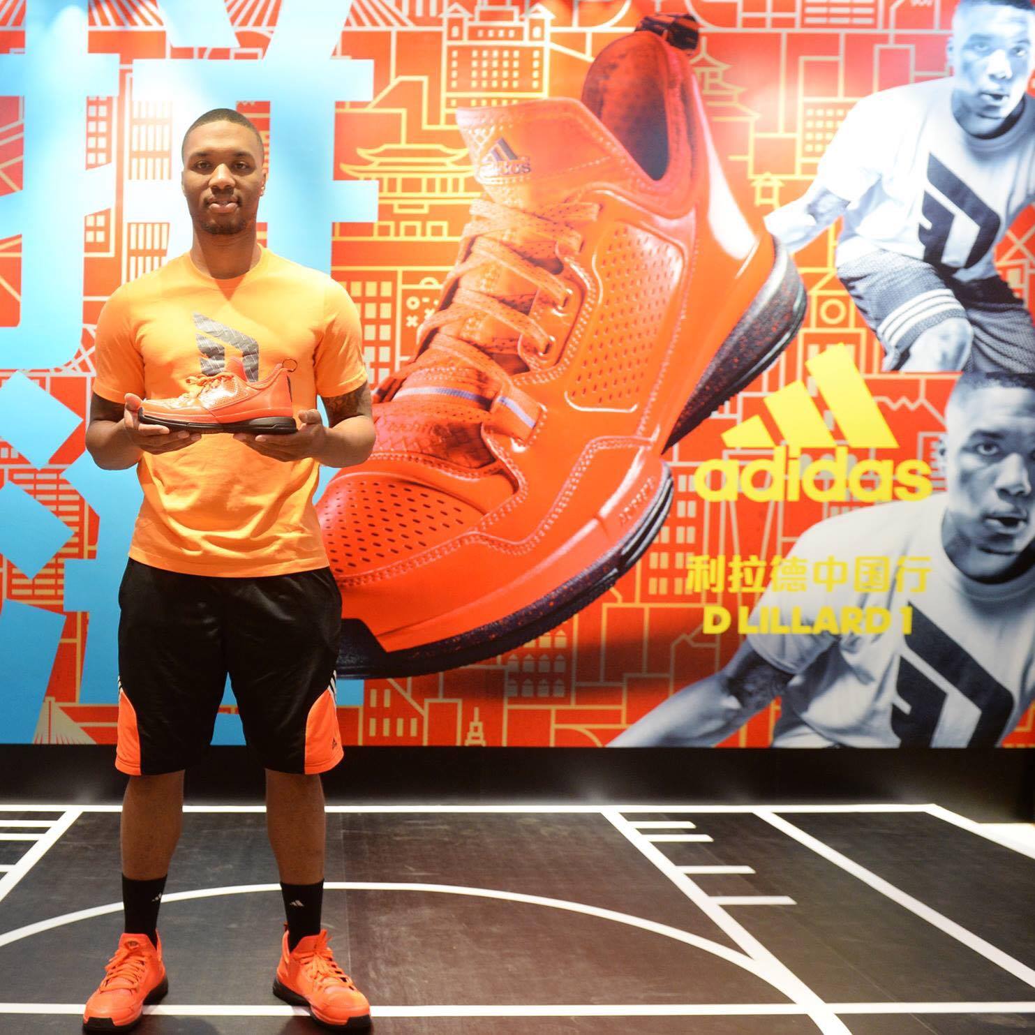 Lillard has been Adidas athlete since beginning of his NBA career