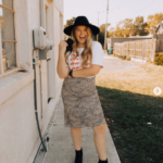 Madison dressed as super cute photographer